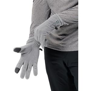 Jack Wolfskin Unisex Real Stuff Glove Handschoen, Slate Grey, M, grijs (slate grey), M