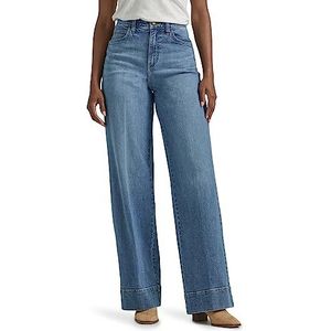 Lee Women's Legendary High Rise Trouser Jean, Elevated Retro, 8 Short