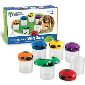 Learning Resources Primary Science Jumbo Bug Potjes 6-Stuk Set