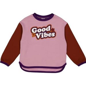 Fred's World by Green Cotton Vibes sweatshirt voor meisjes, roze haas, 110