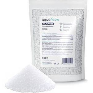 Aquafloow Silica Gel 500g Regenereerbare silicagel, adsorptie-ontvochtiger zonder indicator, effectief absorberend en veelzijdig, tegen schimmel en corrosie, vochtigheid en mist in de auto