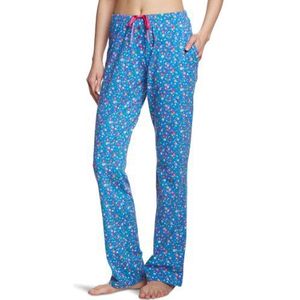 Schiesser Lange pyjamabroek voor dames, blauw (800), 46