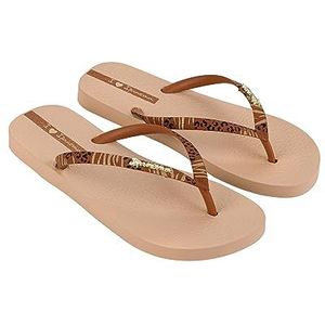 Ipanema Duna FEM teenslippers voor dames, beige/bruin, 39 EU, Beige Brown, 39 EU