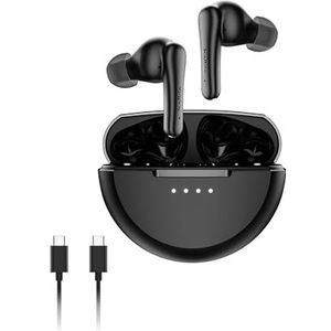 Belkin - SoundForm Rhythm - True Wireless Hoofdtelefoon - Zwart - 28 Uur Batterijduur - IPX5 Waterdicht