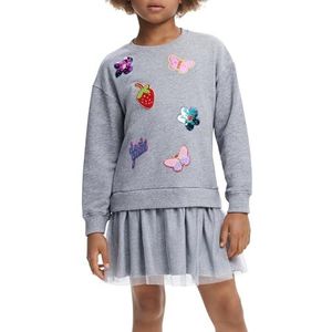 Desigual - Stickers - Meisjesjurk - Kleurrijk - Jerseyjurken