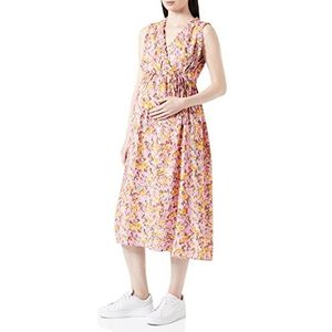 MAMA.LICIOUS MLLEXIE TESS SL WO MIDI Dress 2F, Limelight/Aop: bloemen, XL