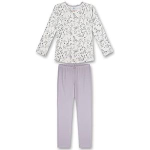 Sanetta meisjes pyjamaset, wit pebble, 140 cm