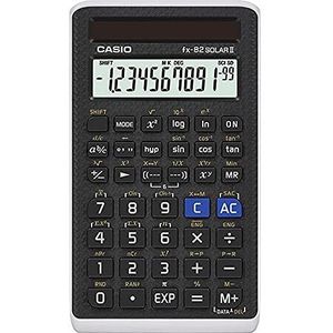 Casio FX-82SOLARII Schoolrekenmachine Zwart Display (posten): 12 op zonne-energie (B x H x D) 71 x 10 x 134 mm