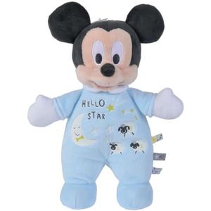 Nicotoy 6315872502 - Disney Mickey GID Starry Night, 25 cm, knuffel, pluche, 0m+