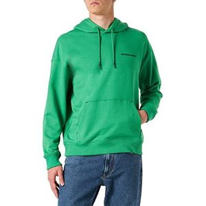 Scotch & Soda Uniseks hoodie in organisch katoen met capuchon, Amazon Green 5612, XXL