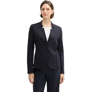 TOM TAILOR Damesblazer, 30279 - Evident Anthracite Melange, XL