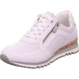 MARCO TOZZI Damessneakers, platte hak, uitneembaar voetbed, zacht Feel Me voetbed, ideaal voor business en vrije tijd, White Kam, 39 EU