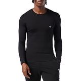 Emporio Armani Underwear Heren Basic Stretch Katoen T-Shirt, Zwart, XL