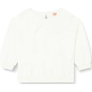 Koton Babygirls Peter Pan Neck Soft Interieur Katoenen Sweatshirt, ecru(010), 18-24 Maanden