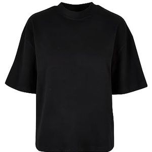 Urban Classics Organic Heavy Slit Tee T-shirt voor dames, zwart, M