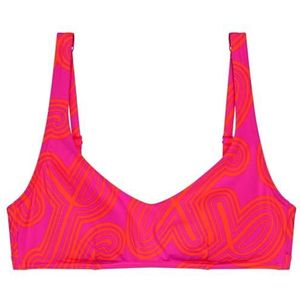 Triumph Dames Flex Smart Summer P 02 pt EX Bikini Top, Pink-Light Combination, 04, Pink - Light Combination, 04