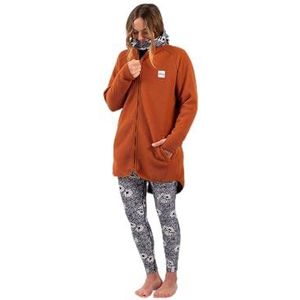 Eivy Redwood Sherpa damesjas, fleece mantel