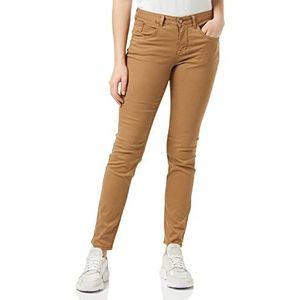 Cream LotteCR Plain Twill-Coco Fit Jeans, Toasted Coconut, 25 dames