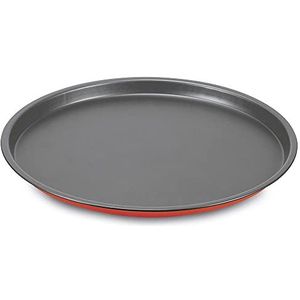 Guardini Rossana 2.0, pizzaplaat 28 cm, staal met antiaanbaklaag, kleur rood/grijs