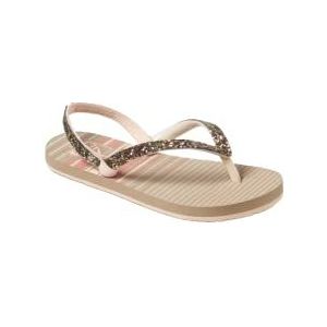 REEF Meisjes Little Stargazer Prints sandaal, Peach Stripes, 21/22 EU
