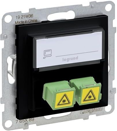 Stekkerdoos - SC/APC - Glasvezel - 2 Kabels - Duplex-adapter