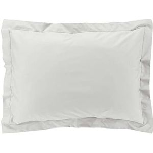 douceur d'intérieur, Kussensloop (50 x 70 cm) perkaline wit, perkal katoen