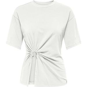 ONLY Dames Onlcleo S/S O-Neck Top JRS, wit (bright white), XL