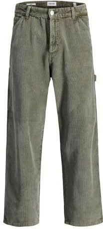 JACK & JONES - Broek - Kaki - Wide Leg - Lang