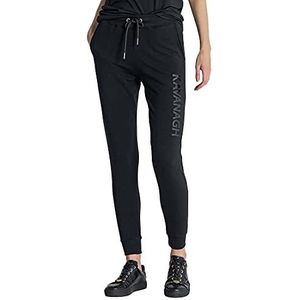 Gianni Kavanagh Black No Sleep Joggers Jogger voor dames, Blanco Y Gris, L