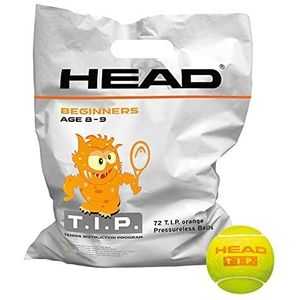 HEAD T.I.P. Orange-72 Balls tennisbal, geel, eenheidsmaat