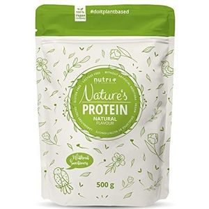 Natures Protein Powder neutraal zonder zoetstof 500g - natuurlijk eiwit proteïnepoeder zonder lactose, suiker & wei - Eiwit neutraal - natuurlijk eiwitpoeder