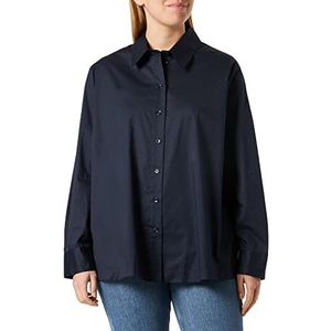 Seidensticker Dames Regular Fit lange mouwen Blouse, donkerblauw, 40, donkerblauw, 40