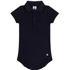Petit Bateau Body MC COL Polo SMOKIN6M, Roken., 6 Maanden