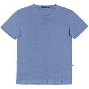 Gianni Lupo GL087Q-S23 T-shirt, lichtblauw, XS heren, Lichtblauw