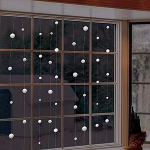 Amscan 671123 Sneeuwballen String Window Decors-1 Pc