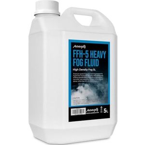 Audibax FFH-5 Heavy Fog Fluid �– 5 liter rookvloeistof – vloeistof voor natuurlijke rook- en rookmachine – veilig voor ademhaling en geen gevaarlijke chemicaliën – Cruelty Free
