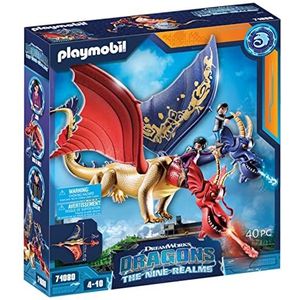 PLAYMOBIL Dragons: The Nine Realms - Wu & Wei With Jun - 71080