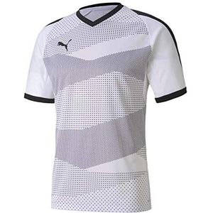 PUMA Herren teamFINAL Indoor Jersey Trikot, White Black, XL