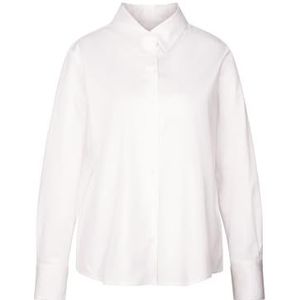 Blouse - Effen - Katoen - Lange Mouw - Losse Pasvorm