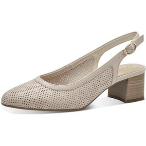 Tamaris COMFORT Dames slingpumps van leer, elegant, roze (Old Rose), 37 EU, roze, 37 EU