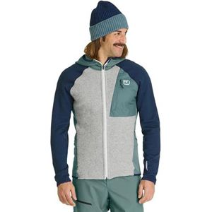 Ortovox GP 87250-88201 Fleece GP Classic Knit Hoody M shirt met lange mouwen heren Arctic Grey maat S