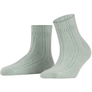 FALKE Dames Sokken Bedsock W SO Angorawol Dik gedessineerd 1 Paar, Groen (Peppermint 7792), 35-38