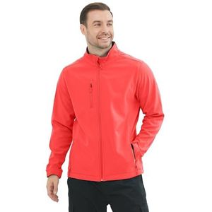 MISEMIYA - Professionele softshelljas voor heren, softshell, werkjas, Ref: 6432, Rood, 3XL