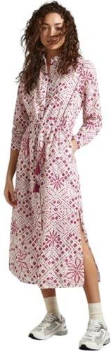 Mdi - Blousejurk - Bedrukt - Met Mouwen - Verstelbare Taille