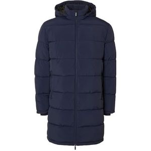 SELETED HOMME Slhcooper Puffer Coat Noos gewatteerde jas voor heren, blauw, XL