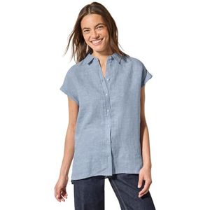 Cecil Dames Chambray blouse in Blauw, Gr: L
