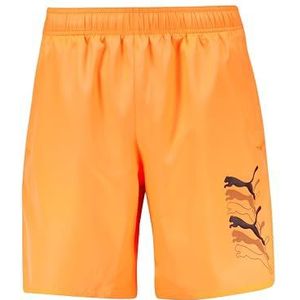 PUMA Swim Men Cats MID Shorts 1P, Bright Orange, XL