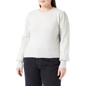 NAEMI Gebreide damestrui 11025473-NA01, lichtgrijs, XL/XXL, lichtgrijs, XL/XXL