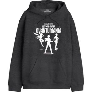 Marvel Antman - Antman Characters Quantumania White"" MEANTMMSW020 sweatshirt voor heren, antraciet melange, maat M, antraciet gemêleerd., M