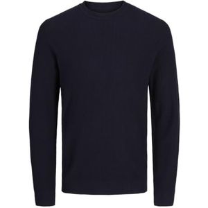 Jack & Jones Jprcclucas Structure Knit Crew Neck, night sky, M